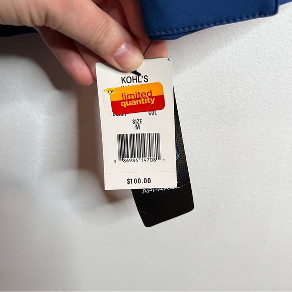 NFL Indianapolis Colts Soft Shell Full Zip Jacket Men's Medium Logo Spellout - Picture 10 of 11